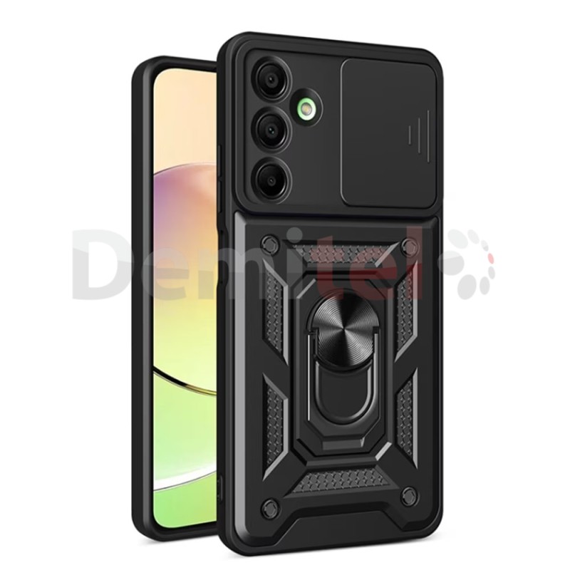 Калъф за Samsung Galaxy A16, Armor Camslide, Черен