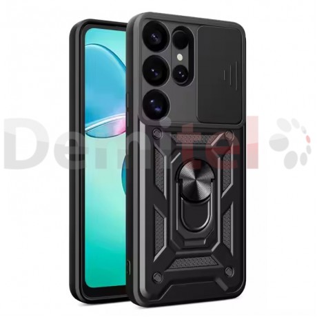 Калъф за Samsung Galaxy S25 Ultra Ring Armor Camslide Черен