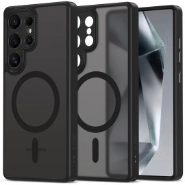 Калъф за Samsung Galaxy S25 Ultra, DuxDucis Full Matte Mag Cover , Черен 