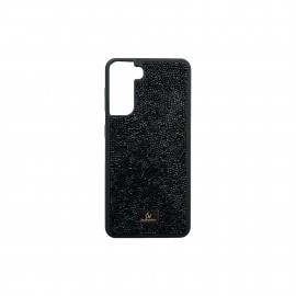 Калъф за Samsung Galaxy S25 Ultra, Черен с камъчета  