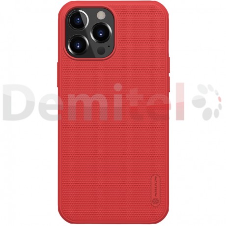 Калъф за iPhone 13, Nillkin Super Frosted Shield Pro, Червен