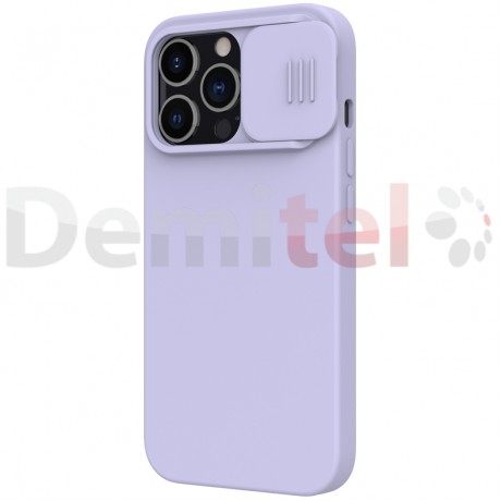 Калъф за iPhone 13, Nillkin Camshield Silky Лилав