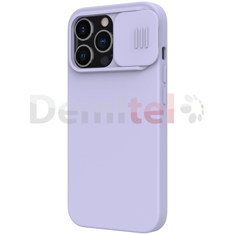 Калъф за iPhone 13, Nillkin Camshield Silky Лилав