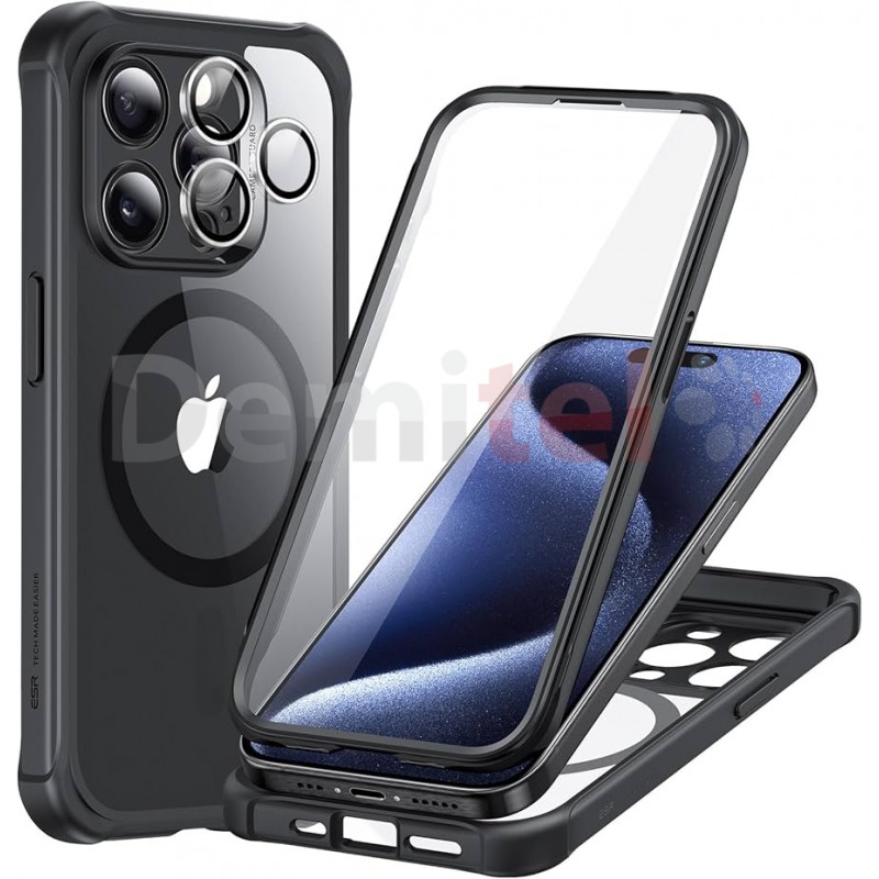 Комплект зa iPhone 16 ESR Tough Case Armor Series, Комплект Калъф + Протектор