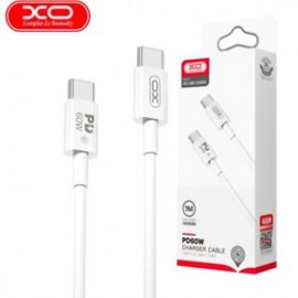 Кабел XO-NB-Q190A PD60W Type-C > Type-C 1M Бял 