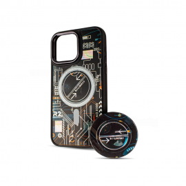 Калъф за Xiaomi Redmi Note 12 Pro 5G, MagSafe+MagPopsocket, Technology 
