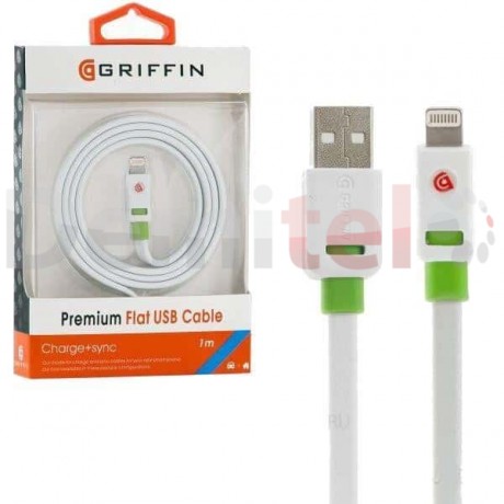 Кабел Griffin USB-A > Type-C 2M Бял