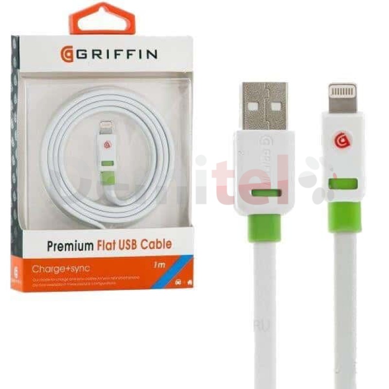 Кабел Griffin USB-A > Type-C 2M Бял