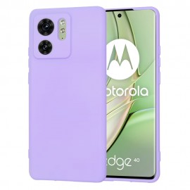 Калъф за Motorola Moto Edge 40 Silicone Series Лилав  