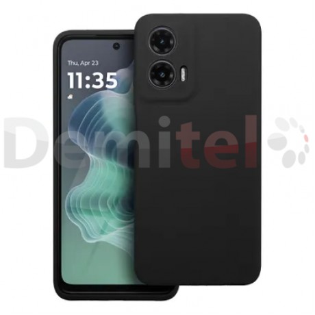 Калъф за Motorola G35 5G Silicone Matt Case Черен