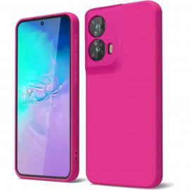 Калъф за Motorola Moto G35 Forcell Silicone Series Розов 