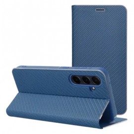 Калъф за Samsung Galaxy A26 5G Luna Book Carbon Син  