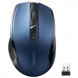 Мишка UGREEN Безжична Ergonomic MU006 4000DPI Синя 