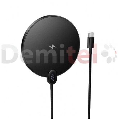 Безжично зарядно за телефон Hoco CW62 Wireless Fast Charger Type-C Черно