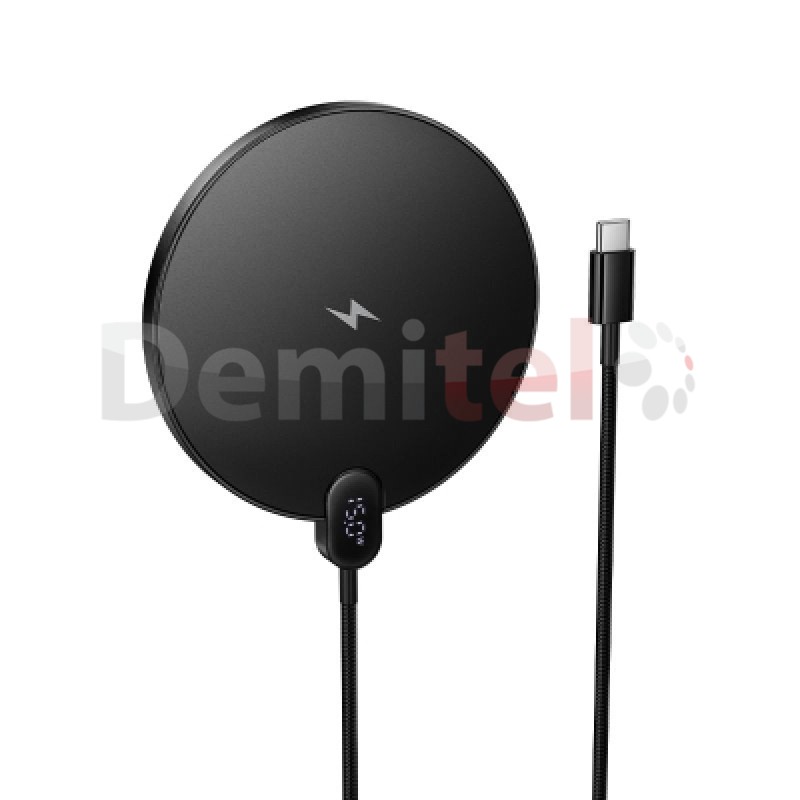 Безжично зарядно за телефон Hoco CW62 Wireless Fast Charger Type-C Черно