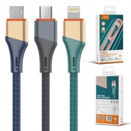 Кабел LDNIO LS63 30w 1M Lightning Черен 