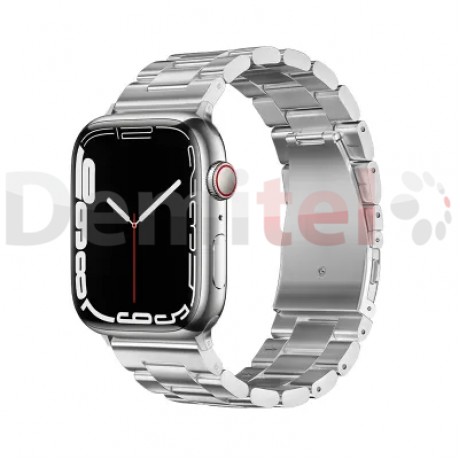Каишка за Apple Watch 42/44/45/49mm Forcell F-Design FA10 Сребриста 
