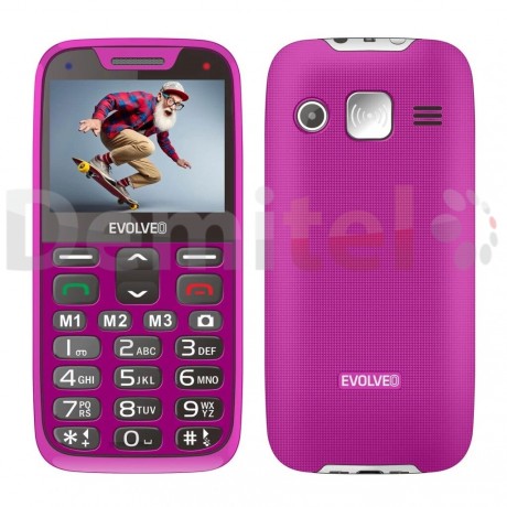 Мобилен телефон Evolveo EasyPhone XR Розов 