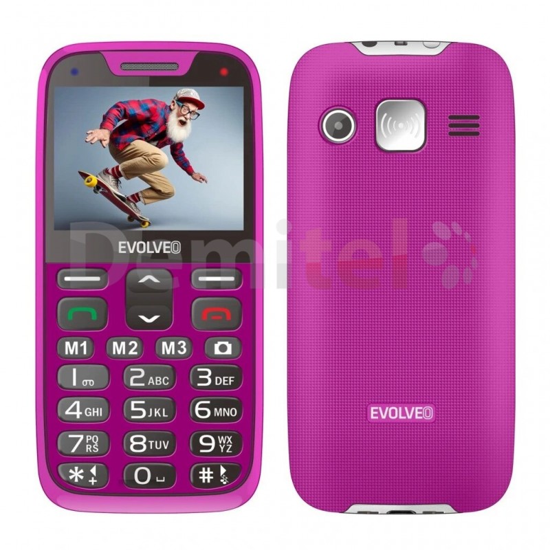 Мобилен телефон Evolveo EasyPhone XR Розов 