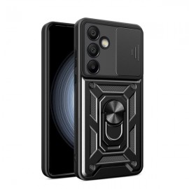 Калъф за Samsung Galaxy A36 5G Ring Armor Camslide Черен 