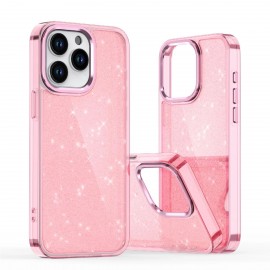 Калъф за Samsung Galaxy S25 Edge Glitter Case Розов с брокат 