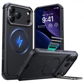 Калъф за iPhone 17 Pro Max ESR Cyber ​​Kickstand MagSafe Черен 