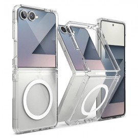 Калъф за Samsung Galaxy Zflip 7 Ringke Fusion Magnetic MagSafe Прозрачен 