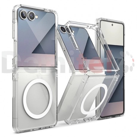 Калъф за Samsung Galaxy Zflip 7 Ringke Fusion Magnetic MagSafe Прозрачен
