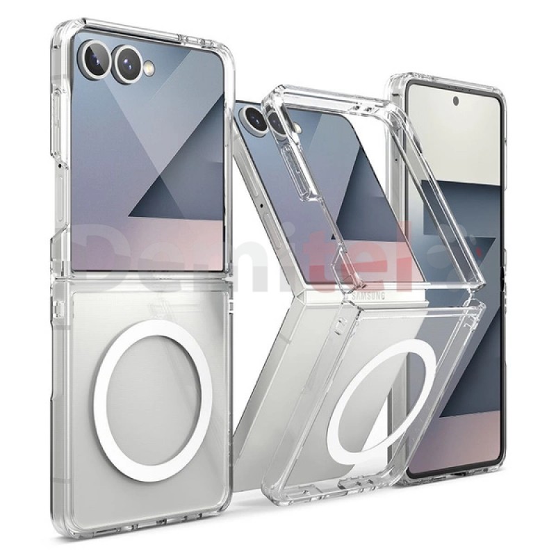 Калъф за Samsung Galaxy Zflip 7 Ringke Fusion Magnetic MagSafe Прозрачен
