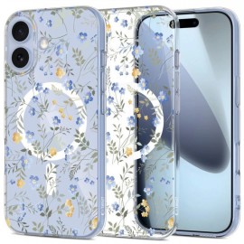 Калъф за iPhone 17 Tech-Protect FlexAir MagSafe Цветя 