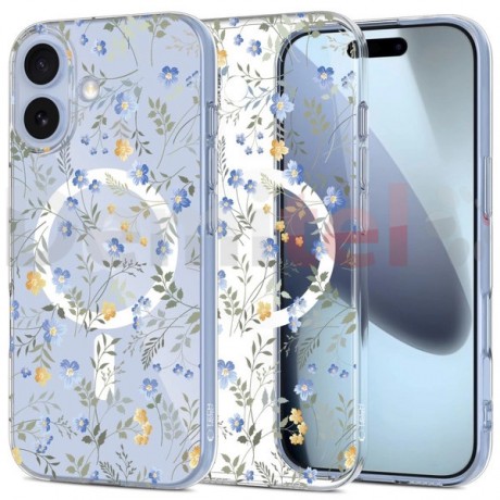 Калъф за iPhone 17 Tech-Protect FlexAir MagSafe Цветя