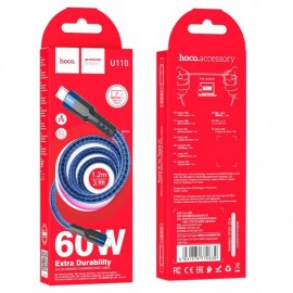 Кабел Hoco U110 60W Type-C>Type-C 1.2M 