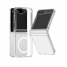 Калъф за Samsung Galaxy Z Flip 7 Molan Cano Mag Silicone Case Прозрачен 