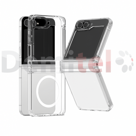 Калъф за Samsung Galaxy Z Flip 7 Molan Cano Mag Silicone Case Прозрачен