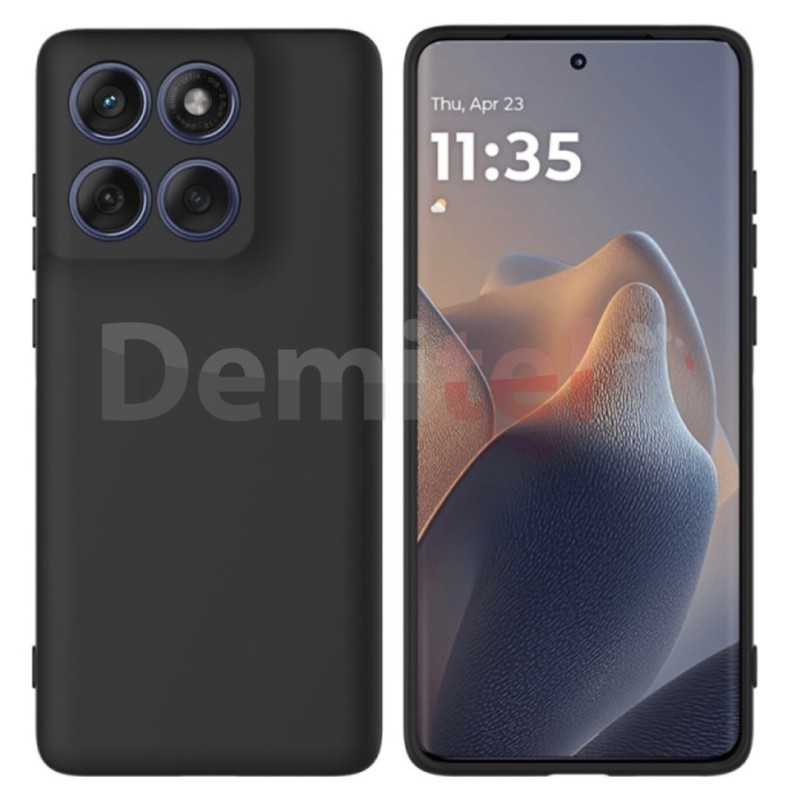 Калъф за Motorola Edge 60 Pro Nano Silicone Case Черен