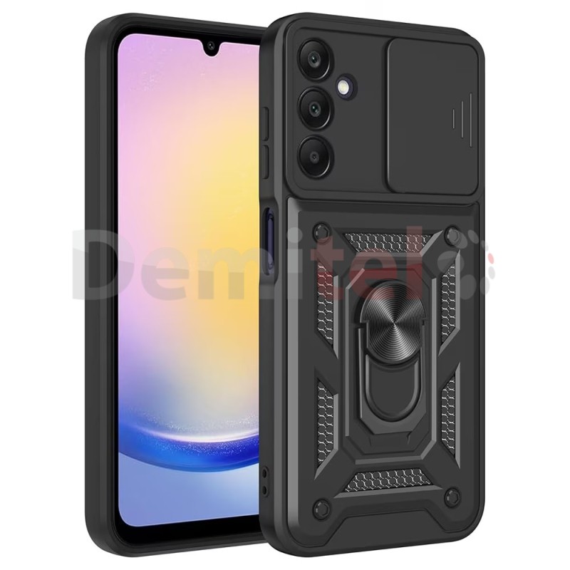 Калъф за Samsung Galaxy A17 Ring Armor Case Черен