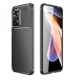 Калъф за Xiaomi Redmi Note 11 4G/Note 11S Auto Focus Plaid Черен 