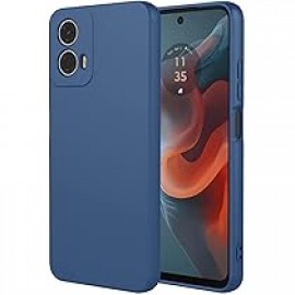 Калъф за Motorola Moto G34 Silicone Matt Син  