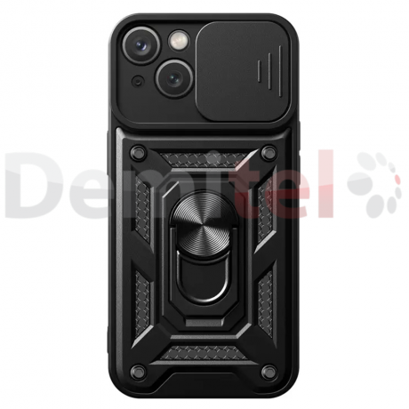 Калъф за Xiaomi Redmi 14C Ring Armor Case Черен 