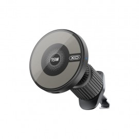Стойка за телефон XO-CX025 Magnetic Wireless 15W Air Vent Phone Holder Черна 