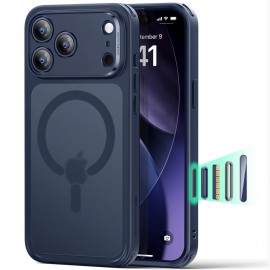 Калъф за iPhone 17 Pro ESR Hybrid Magnetic Camera Control Case Син 