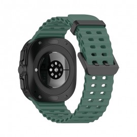 Каишка за Samsung Watch Ultra 47mm Marine Silicone Band Зелена 