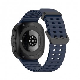Каишка за Samsung Watch Ultra 47mm Marine Silicone Band Мастиленo Синьо 