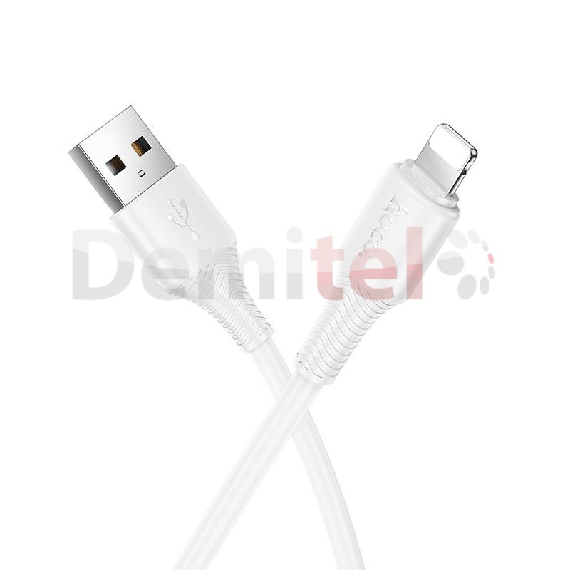 Кабел Hoco X120 USB-A>Lightning 2.4A 1M Бял 