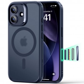 Калъф за iPhone 17 ESR Hybrid Magnetic + Camera Control Case Син 