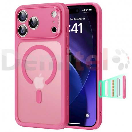 Калъф за iPhone 17 Pro Max ESR Hybrid Magnetic + Camera Control Case Розов