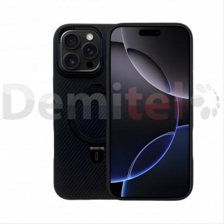 Калъф за Samsung Galaxy S25 Ultra TP-100 Premium Carbon MagSafe Case Черен