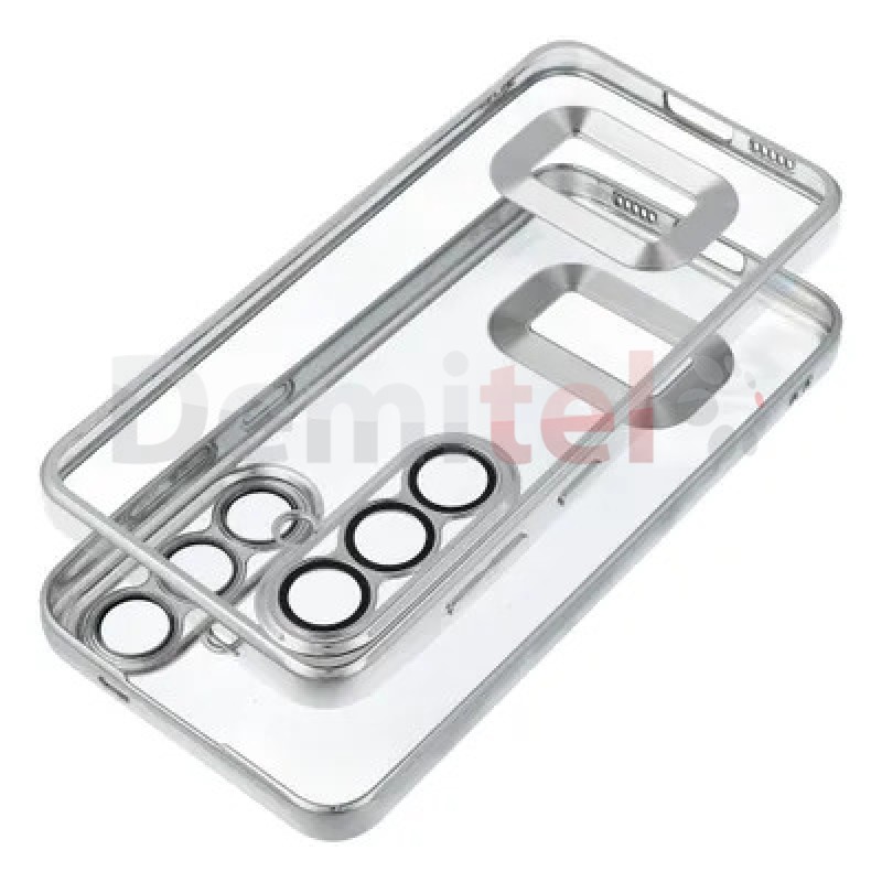 Калъф за Samsung Galaxy A36/56 Silicone Case Glam Сребрист