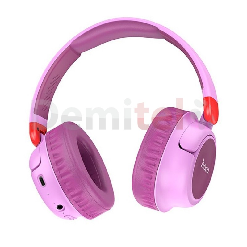 Безжични слушалки Hoco W43 Stereo Comfortable Bluetooth 5.3 Розови 