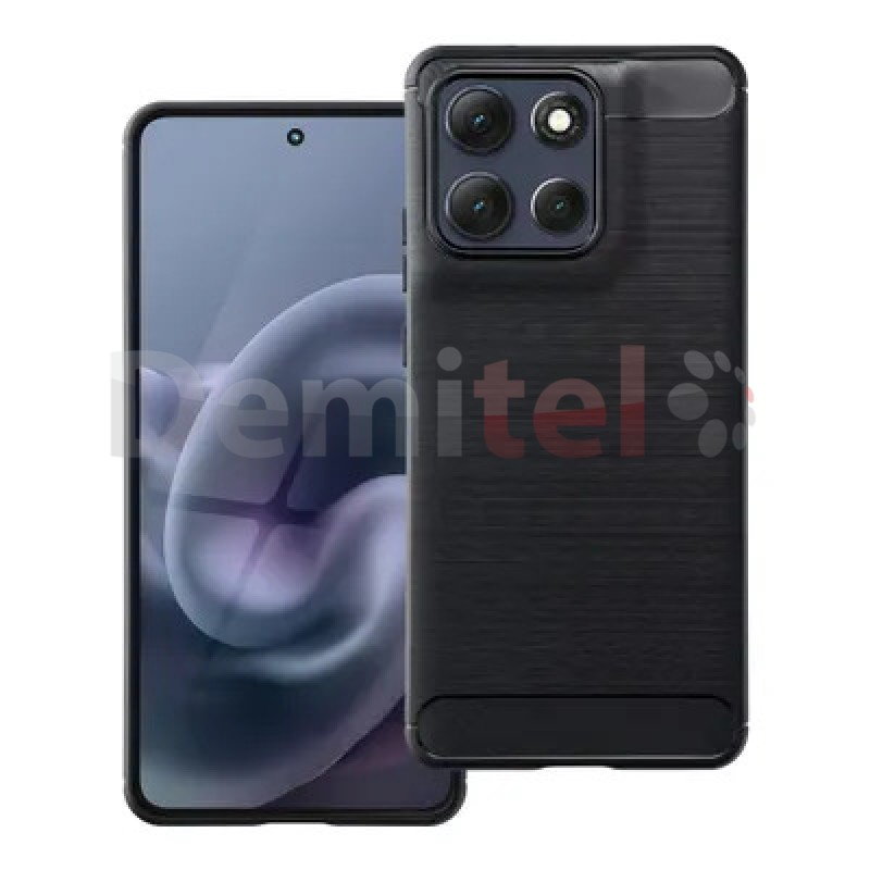Калъф за Motorola Moto G86 Carbon Black Черен